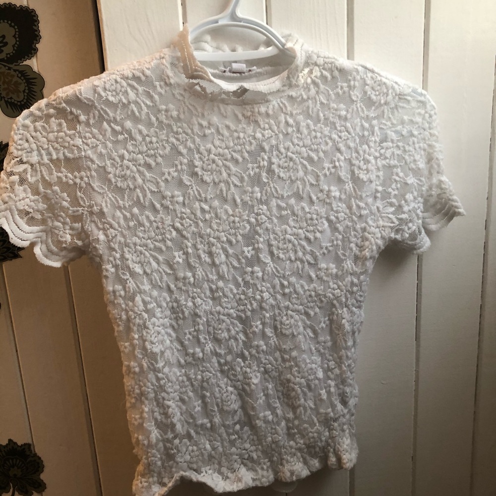 lace turtle neck - Picture 2 of 3